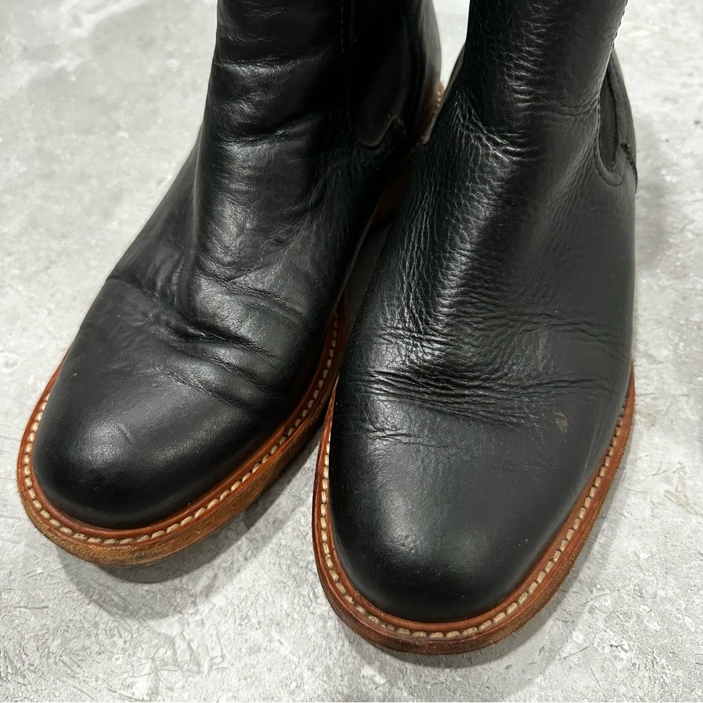 Will Leather Goods Chelsea Ankle Black Leather Boots Women’s Sz 7